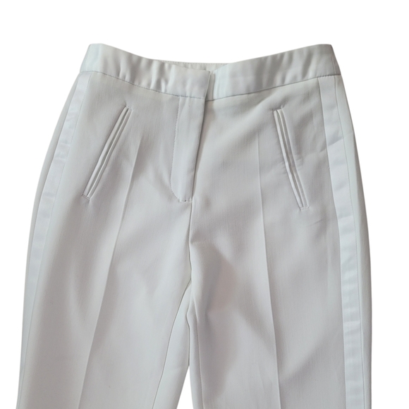 Zara Basic White Trousers - Picture 2 of 8